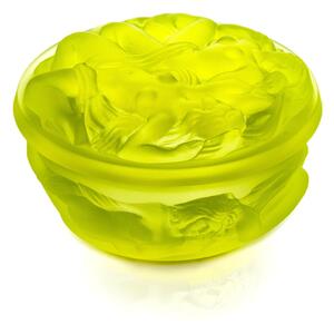 Bohemia Crystal Dóza s viečkom Ženy - Uránový krištáľ