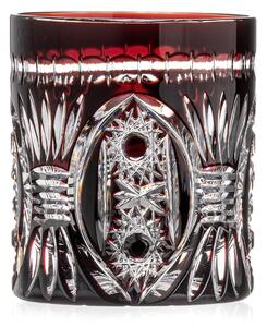Bohemia Crystal Brúsené poháre na whisky, rum a destiláty 320ml - Fialová (set po 2ks)