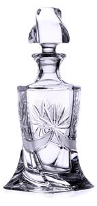 Bohemia Crystal Ručne brúsená karafa na likér, vodku a destiláty Mašľa 500ml