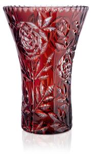 Bohemia Crystal Brúsená váza Ruže 260mm