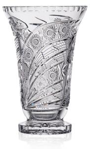 Bohémia Crystal Ručne brúsená váza Kométa 255mm