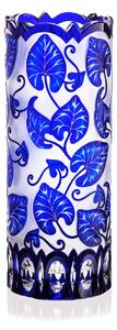 Bohemia Crystal Brúsená váza 80109/M/listy/300mm