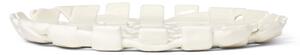 Ferm Living Keramický tanier Plait Platter, off-white
