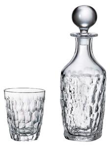 Bohemia Crystal Whisky set Marble (set 1 karafa + 6 pohárov)