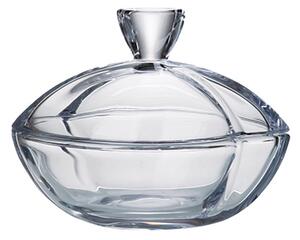 Bohemia Crystal dóza s viečkom Smile 180mm