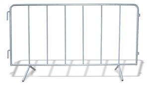 Oceľové mobilné oplotenie, dĺžka 2500 mm, priemer trubiek 30 mm