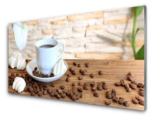 Obraz plexi Hrnček káva zrnká kuchyňa 140x70 cm 4 Prívesky