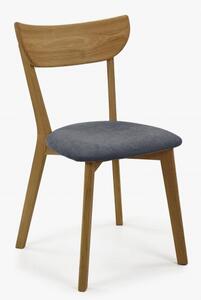 Jedálenská dubová stolička EVA antracitová