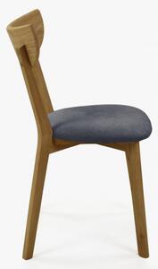 Jedálenská dubová stolička EVA antracitová