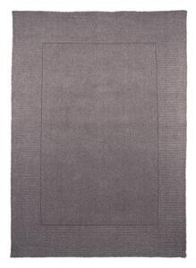 Sivý vlnený koberec Flair Rugs Siena, 80 x 150 cm