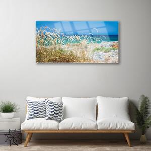 Obraz na skle Pláž príroda 120x60 cm 2 Prívesky