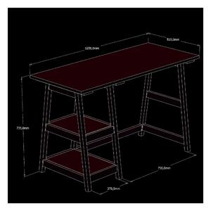 Pracovný stôl Perla 120 × 73,5 × 51 cm HANAH HOME