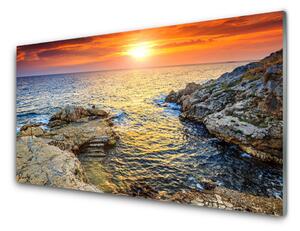 Obraz na skle More slnko krajina 120x60 cm 4 Prívesky