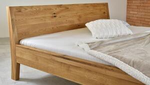 Jednolôžková dubová posteľ Marina, šírka 90cm