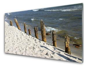 Obraz na skle Pláž more príroda 120x60 cm 4 Prívesky