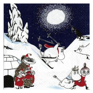 Havi Servítky Moomin Talvimaa 24x24cm, 20ks