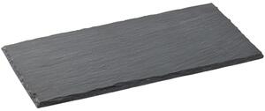Malý obdĺžnikový bridlicový tanier 25 x 13 cm