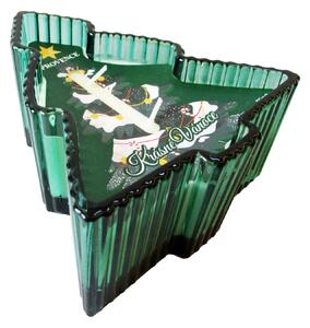 SVIEČKA V SKLENENOM VIANOČNOM STROMČEKU 14X14,8X6 230G