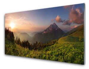 Nástenný panel  Hora les príroda 100x50 cm