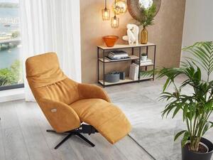 RELAXAČNÉ KRESLO, textil, kari žltá Chilliano - Kreslá