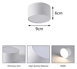 Brilagi - LED kúpeľňové stropné svietidlo FORIS LED/9W/230V pr. 9 cm biele IP44