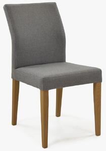 Moderná čalúnená stolička šedá, Skagen