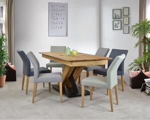 Jedálensky set, rozkladací stôl Tondern XL + stoličky Skagen