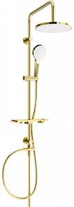 Mexen T05 sprchový stĺp, zlatý/biely - 798050593-50