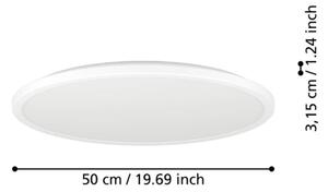 Eglo 901448 -LED Kúpeľňové stropné svietidlo ROVITO 16,8W/230V pr.50cm IP44 biela