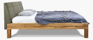 Luxusná posteľ z masívnych dubových trámov Adam, rozmer 180 x 200