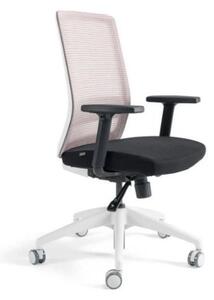 Kancelárska ergonomická stolička S30 — látka, viac farieb Bez podhlavníka Červená
