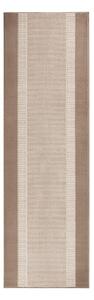 Béžovo-hnedý behúň Hanse Home Basic, 80 x 300 cm
