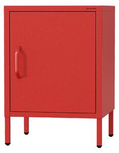 Nočný stolík MIA, 424 x 595 x 400 mm, Modern: červená farba