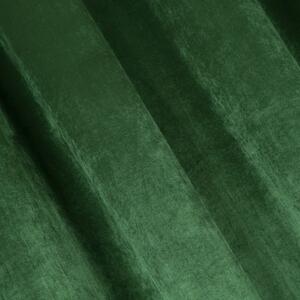 Luxusný zatemňujúci zelený záves na riasiacu pásku 140 x 270 cm Zelená
