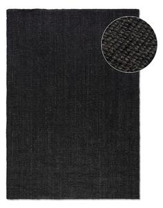 Čierny jutový koberec 80x150 cm Bouclé – Hanse Home