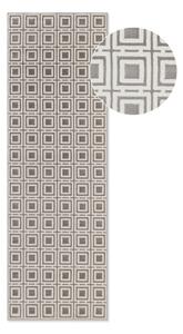 Sivo-krémový behúň 80x240 cm Perles Howlite – Elle Decoration