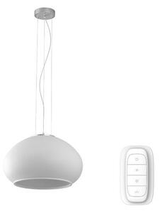 Immax 07063L NEO COLINA závesné svietidlo biele 35cm 1xE27 LED + diaľkové ovládanie