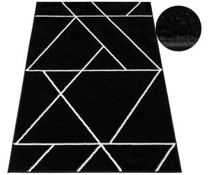 Koberec LIMA C877B čierny / biely