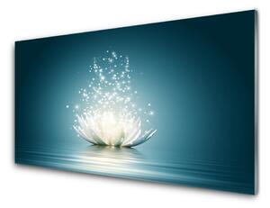 Obraz na skle Kvet lotosu 140x70 cm 4 Prívesky
