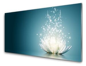 Obraz na skle Kvet lotosu 120x60 cm 4 Prívesky