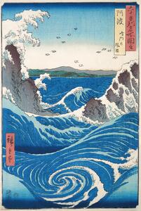 Plagát, Obraz - Hiroshige - Naruto Whirlpool, Hiroshige Utagawa