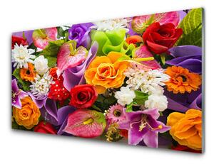 Nástenný panel  Kvety 120x60 cm