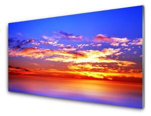 Nástenný panel  Nebo mraky more krajina 125x50 cm