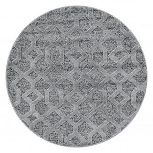 Ayyildiz koberce Kusový koberec Pisa 4702 Grey kruh - 200x200 (priemer) kruh cm