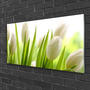 Obraz na skle Tulipány kvety 120x60 cm 4 Prívesky