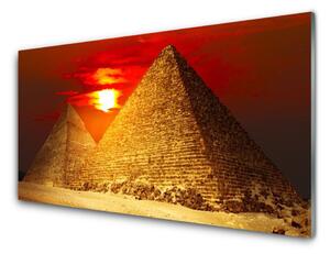 Nástenný panel  Pyramídy architektúra 125x50 cm