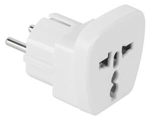 Redukcia 230V SK- univerzálna zásuvka biela(QZ36-9)