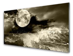 Nástenný panel  Noc mesiac príroda 100x50 cm