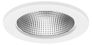 BRUMBERG LED zapustené bodové svietidlo MUNA PRO MINI, biele, stmievateľné, Biela / opálová, Chodba, Hliník, Zapustené okrúhle