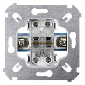 Vypínač Simon 54 dvojitý schodiskový č.5B (6+6) (strojček) 10AX 250V